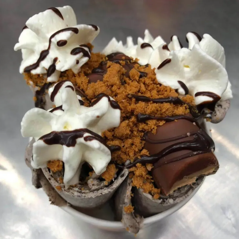 ice rolls chocolat