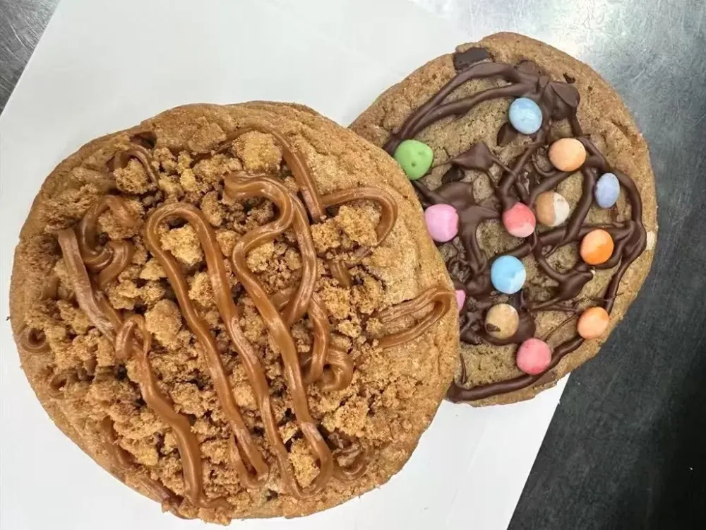 cookies smarties et caramel